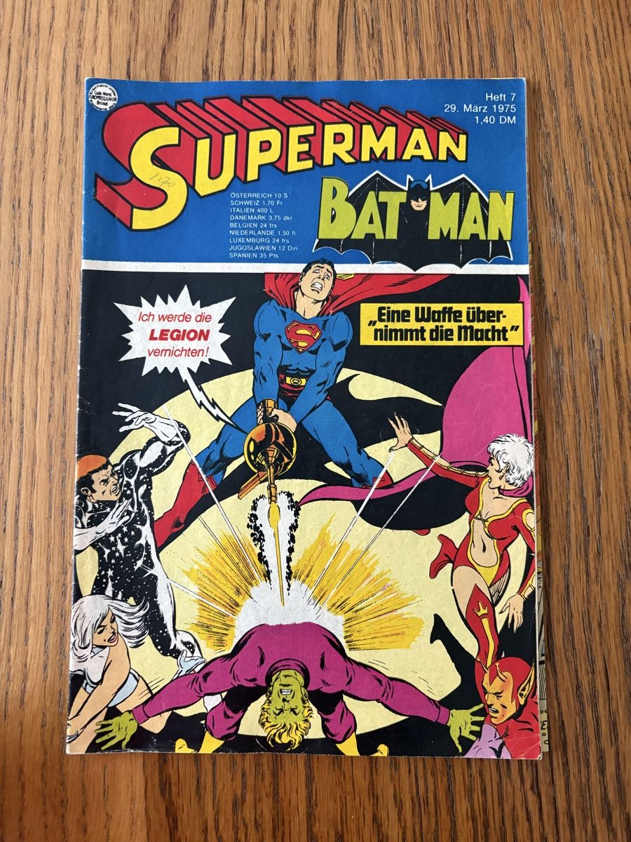 Fumetti: Superman Ehapa 10 Comics 1976/77/78 – Usato da Wangen b. Dübendorf venduto da Antiz1210 2