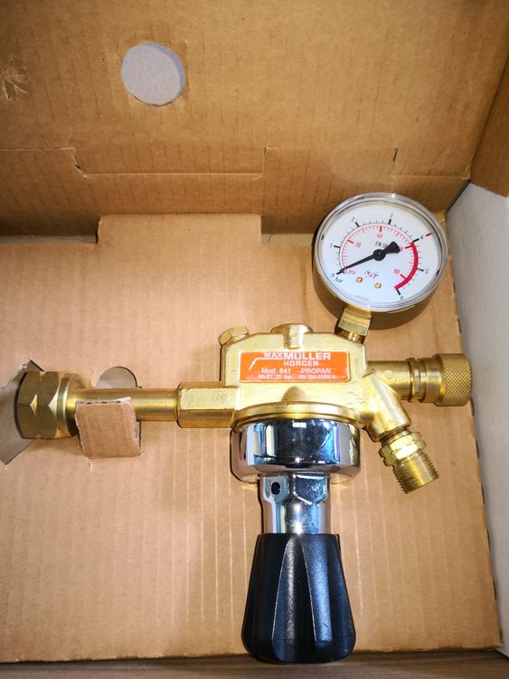 Propan Druckminderer mit Manometer INLET 25 bar (Neu und ...