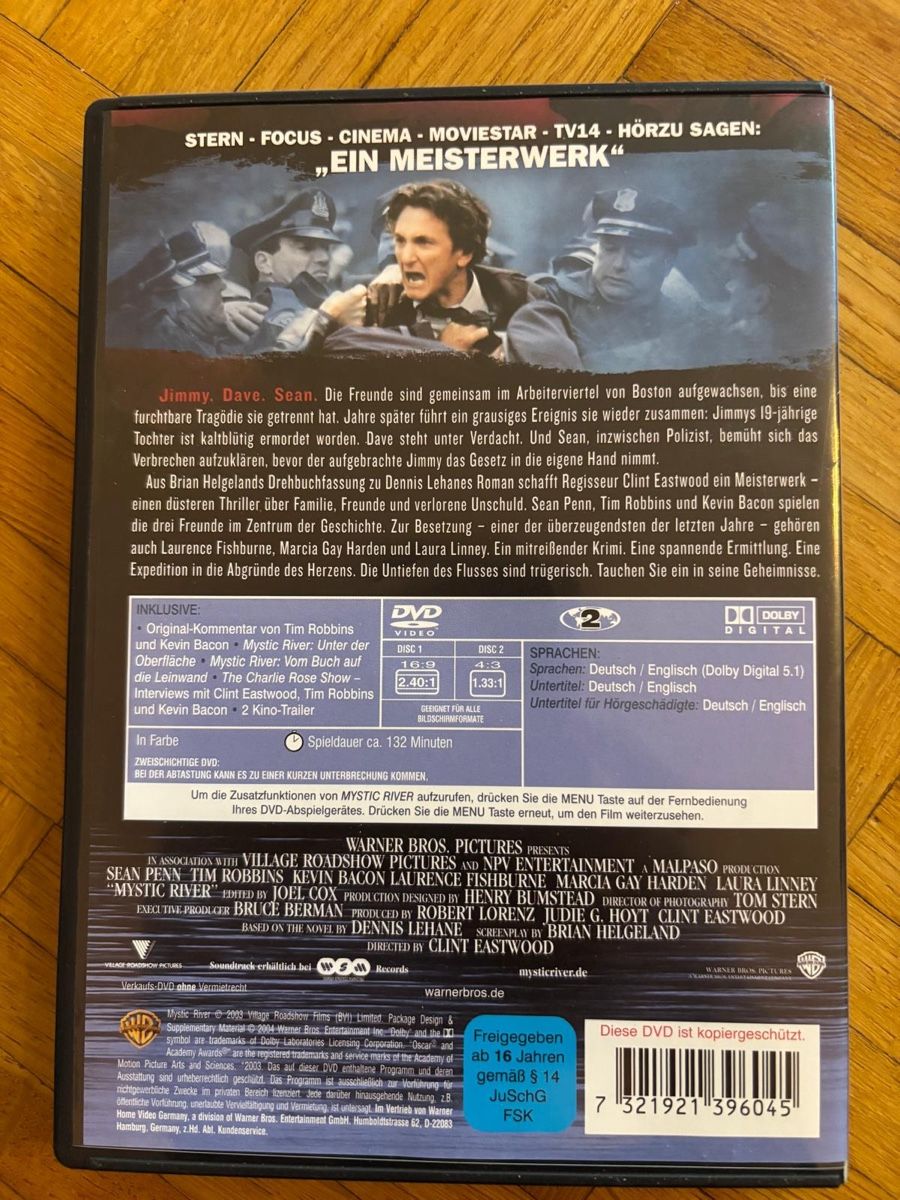 Tutti i DVDs: Mystic River – Usato da Brunnen venduto da pel_vk7g 1