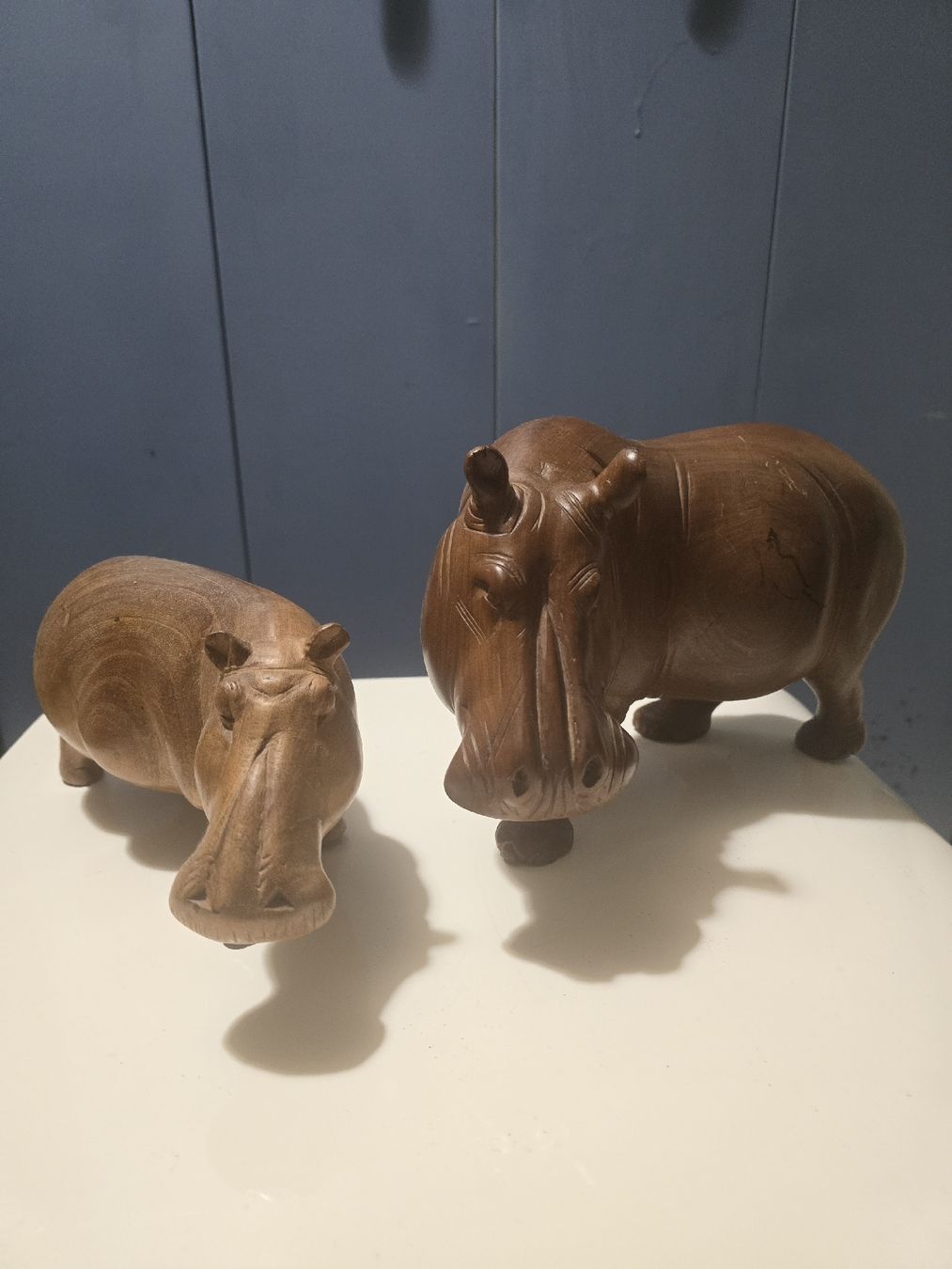 Statuette: zwei schöne Flusspferde – Usato da Biel/Bienne venduto da alexriveros2