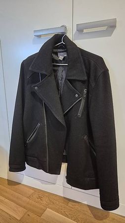 Wolljacke schwarz