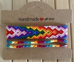 2x Armband / Freundschaftsband, Neu & Handgemacht