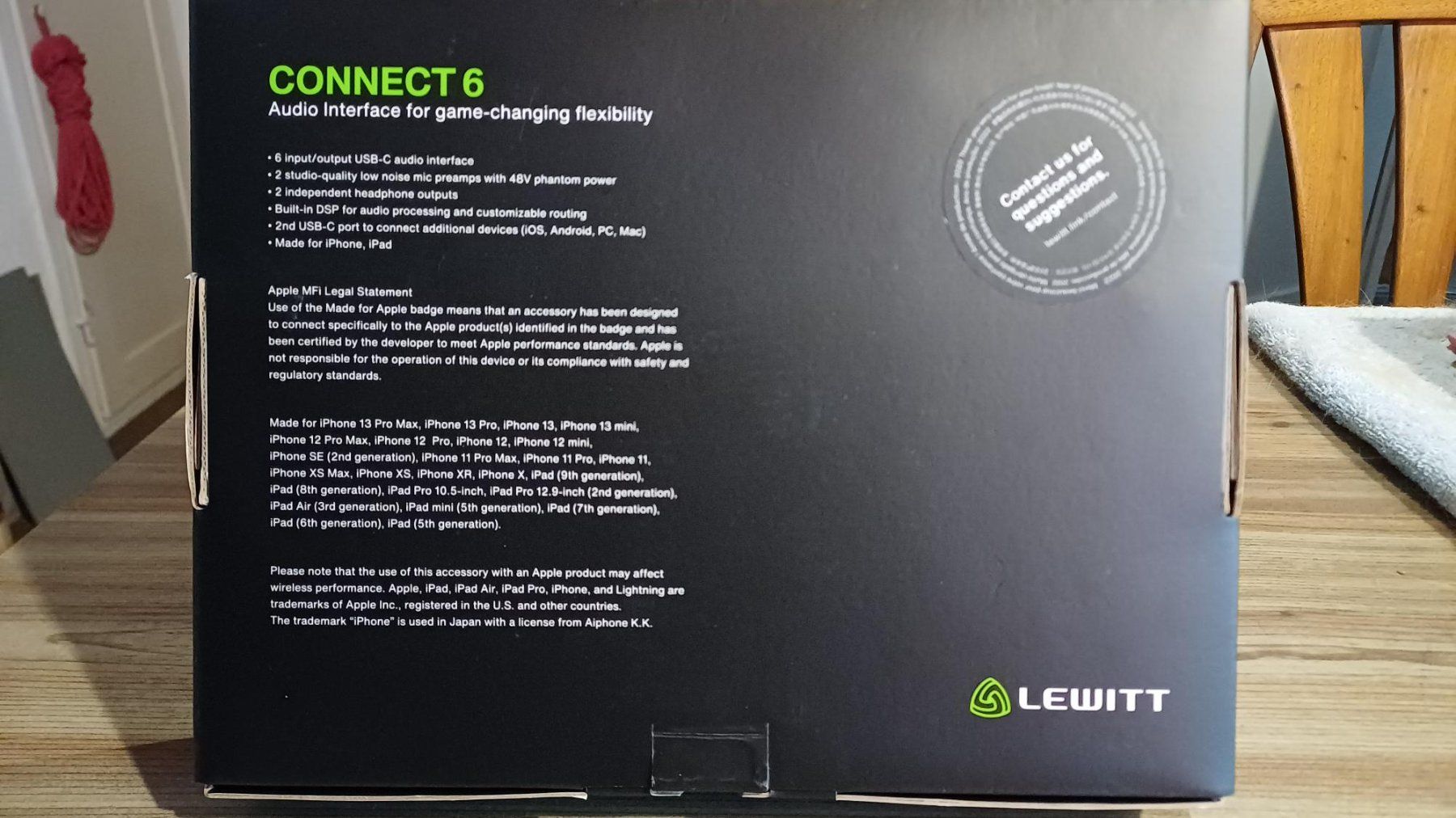 Equipement studio: Lewitt Audio Interface Connect 6 – D'occasion à Bronschhofen par Iglu75 3
