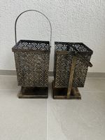 2 Laternen eckig H 30 cm L/B 17 cm