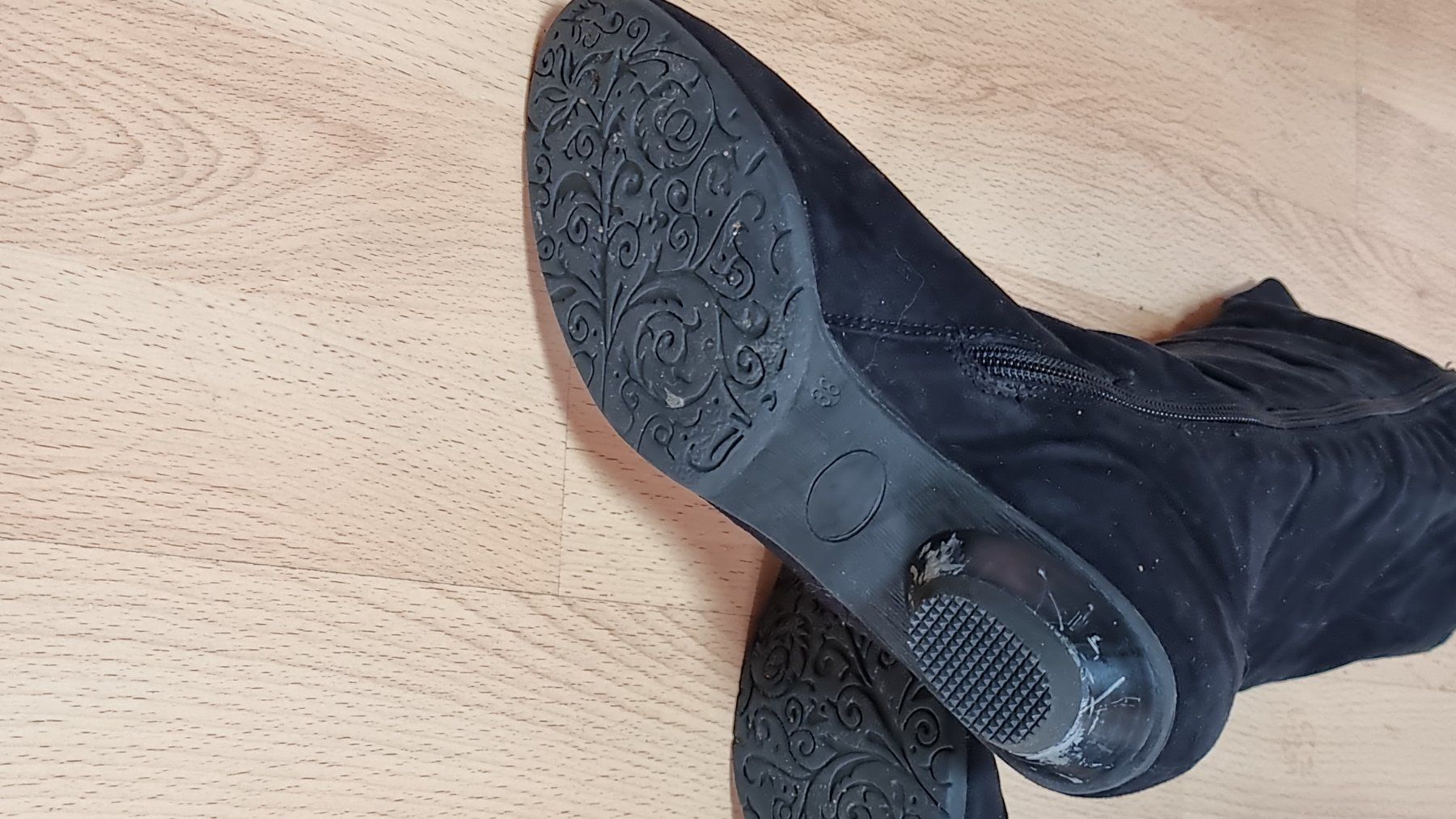 Graceland Scarpe da donna: Schwarze Textillederstiefel, Grösse 38, Graceland – Usato da Effretikon venduto da lenalisa63 5