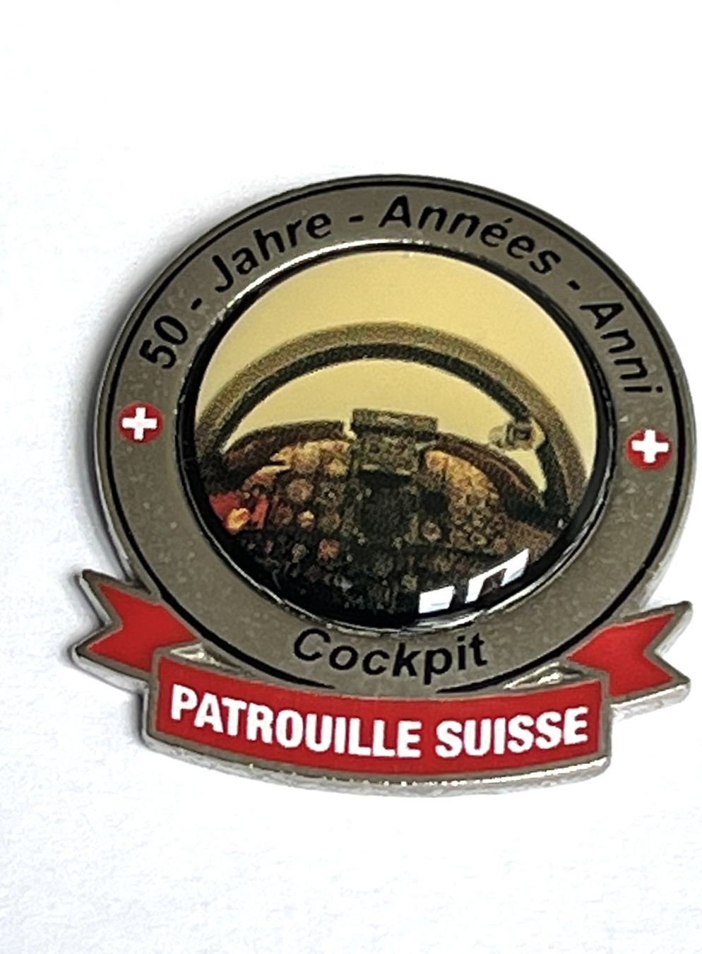 Schweizer Armee Placchette & Badge: Pin Schweizer Armee Patrouille Cockpit – Usato da Kriens venduto da TSCH1