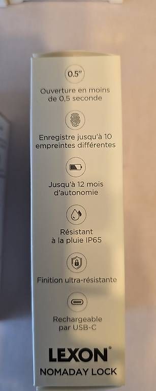 Cadenas: Leon Nomaday Lock / Fingerprint Schloss – Neuf avec emballage d'origine à Dallenwil par 6605 1