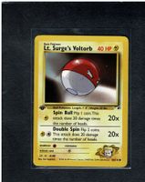 Lt. Surge's Voltorb - 1st edition Gym Heroes