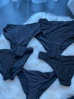 Schwarze Bikinihosen, verschiedene Modelle, Grösse S