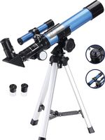 Teleskop für Kinder Anfänger 40mm Blende mit Alu Stativ