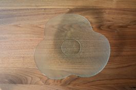 Glasplatte Servierplatte