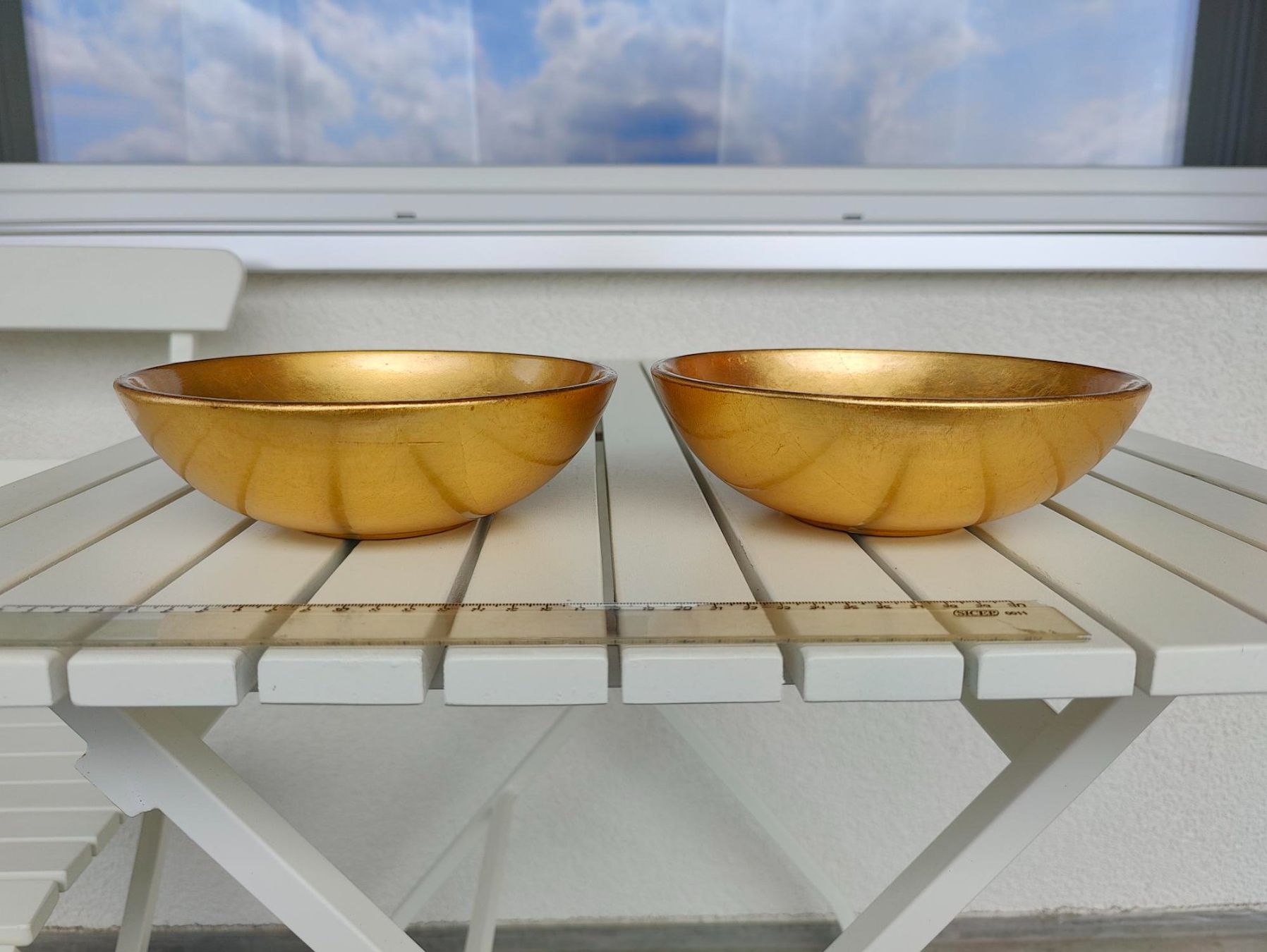 Piatti: 2 'goldene' Schalen, neu – Usato da Meggen venduto da SellingGoods_1 1