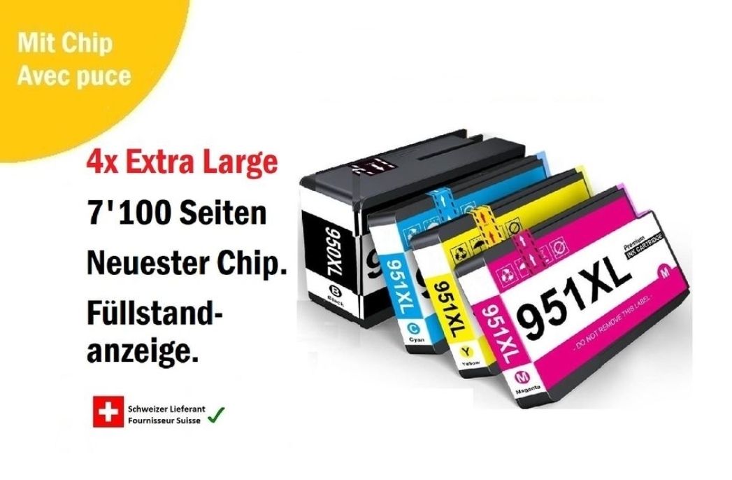 Hewlett Packard Cartucce per stampanti & toner: HP 950 / 951 Druckerpatrone schwarz – Nuovo e nell'imballaggio originale da Volketswil venduto da Ciao75