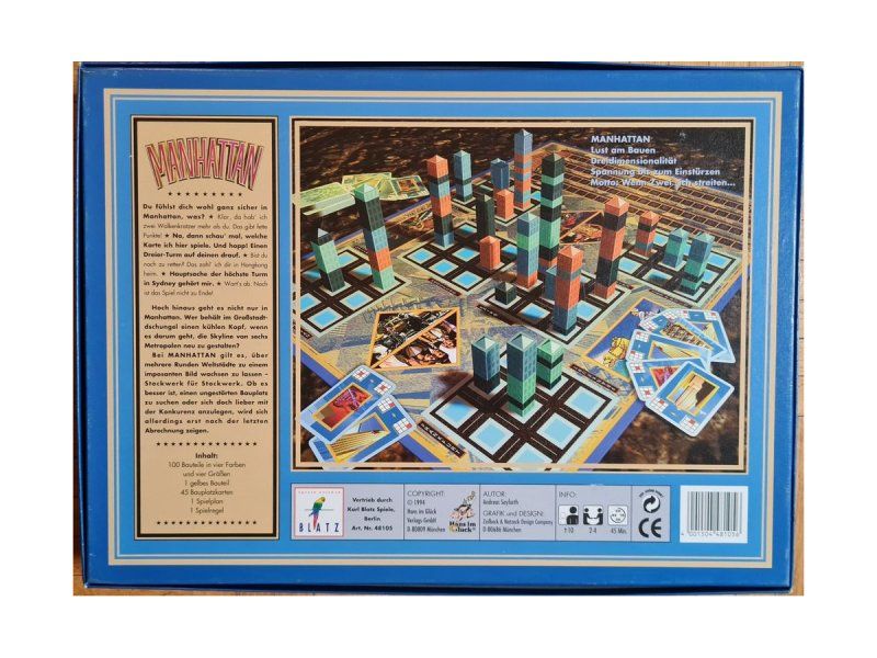 Giochi: Brettspiel "Manhattan" – Usato da Zürich venduto da Desmond01 1