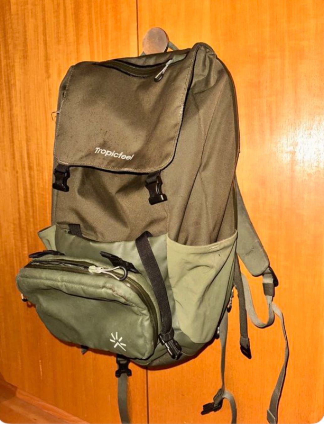 Zaini: Tropicfeel Shell Travel Backpack Green – Usato da Unterägeri venduto da NicolaR04