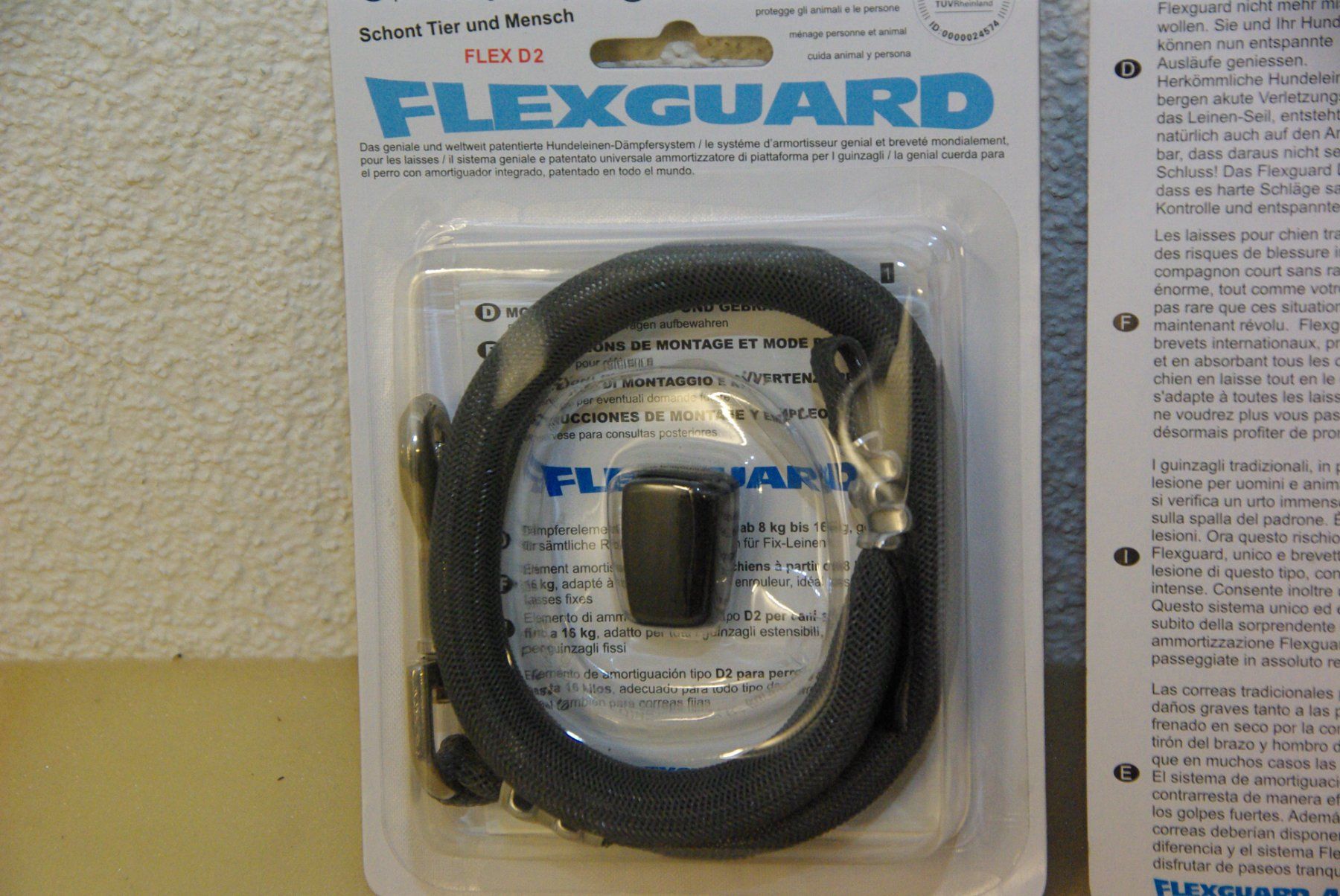 Guinzagli & Collari: 3x FLEXGUARD Flex D2, von 8 bis 16 kg. – Nuovo e nell'imballaggio originale da Herisau venduto da Cevianer1844 1