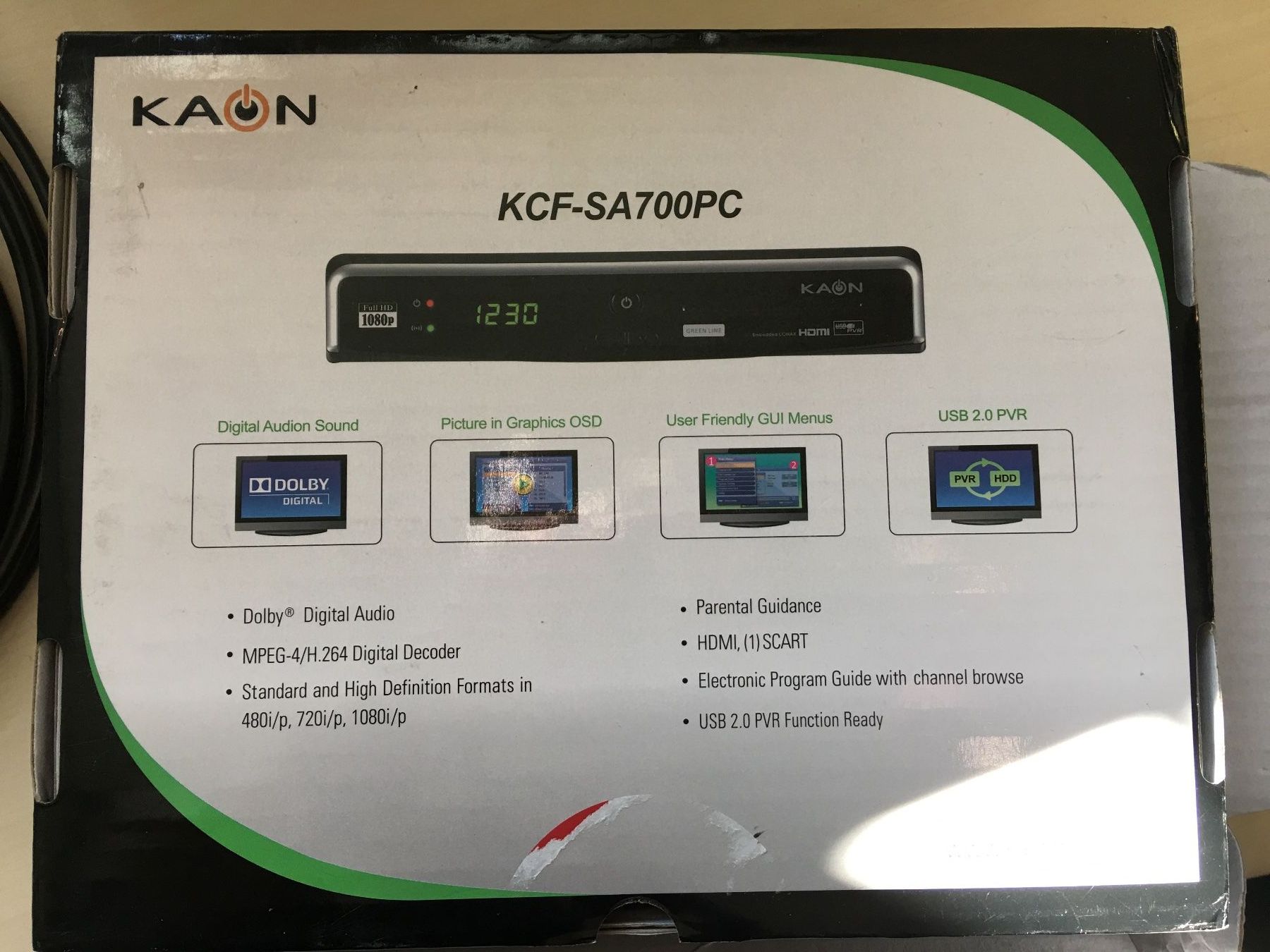 Ricevitori: KAON KCF-SA700PC Digital Receiver – Usato da Olten venduto da ELHANDEL