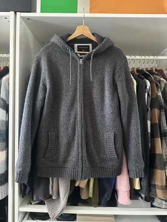 Quiksilver Strickjacke mit Fleece XS grau