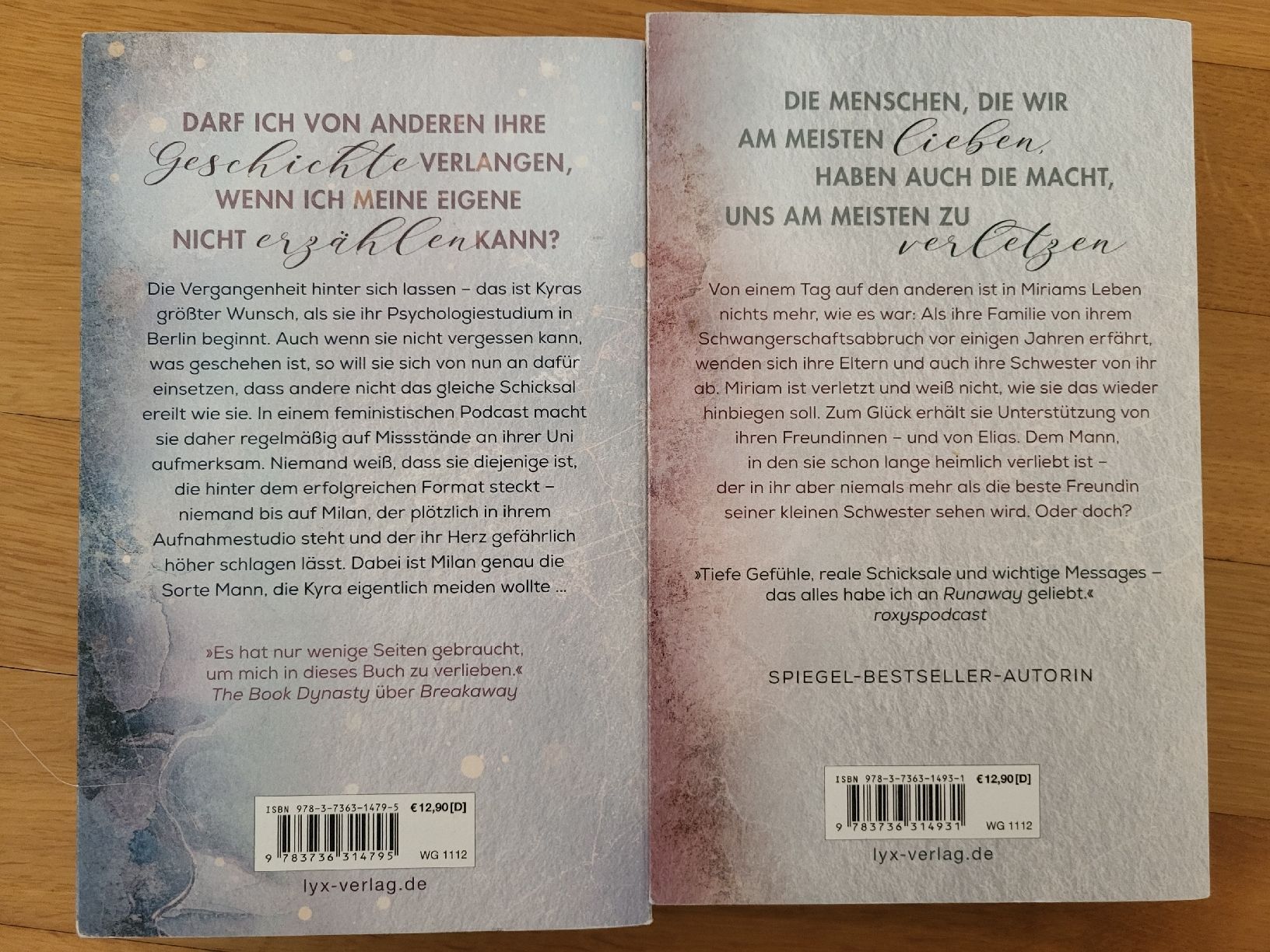Livres: fade away & run away – D'occasion à Wermatswil par Baghera0 1