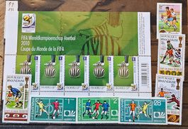 Motive football - Briefmarken **