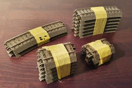 MÄRKLIN: LOT C-GLEISE GEBOGEN