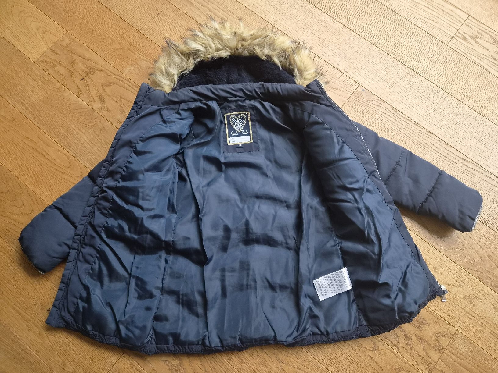 C&A Giacche & Cappotti: Winter-Mantel blau Gr. 128 – Usato da Heiden venduto da Hohl01 1