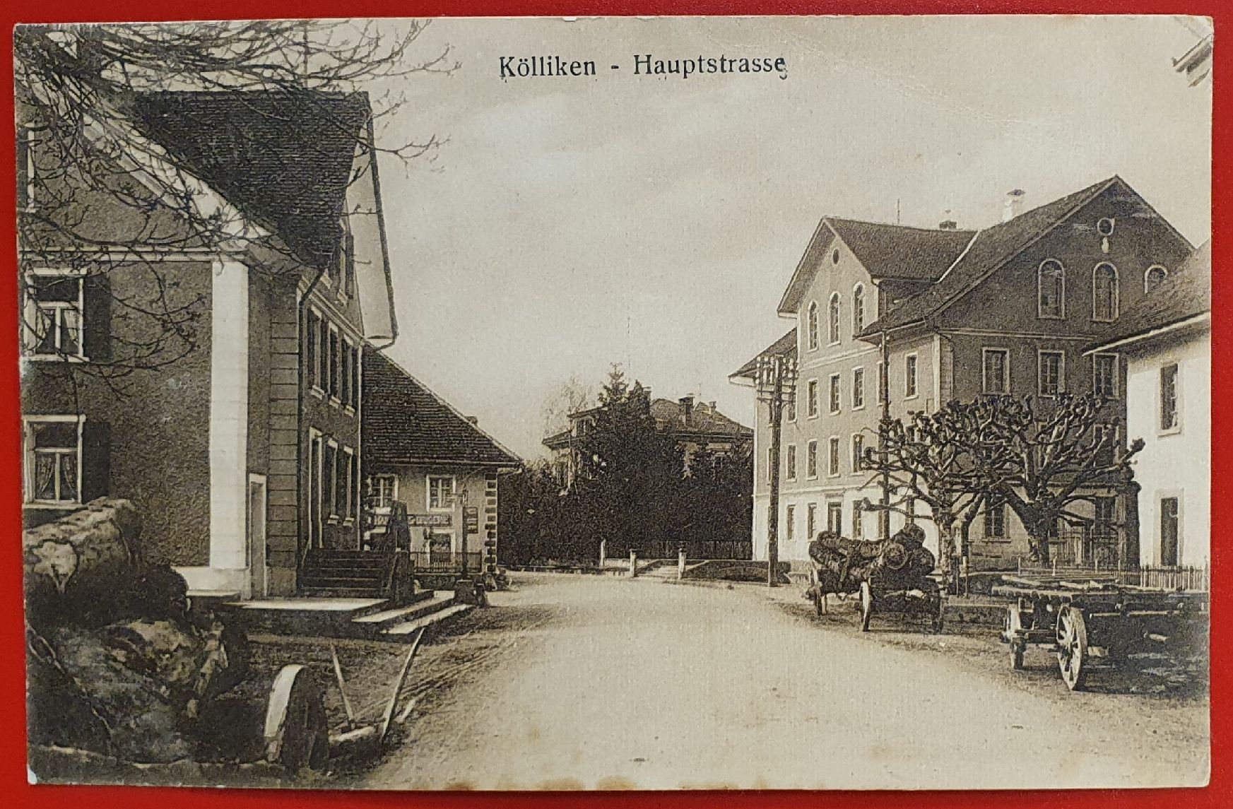Cartoline postali: Kölliken ca.1915 - Hauptstrasse – Usato da Kreuzlingen venduto da Rschweiz1