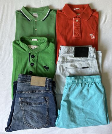 Sommer set tommy hilfiger rebook und abercrombie G M