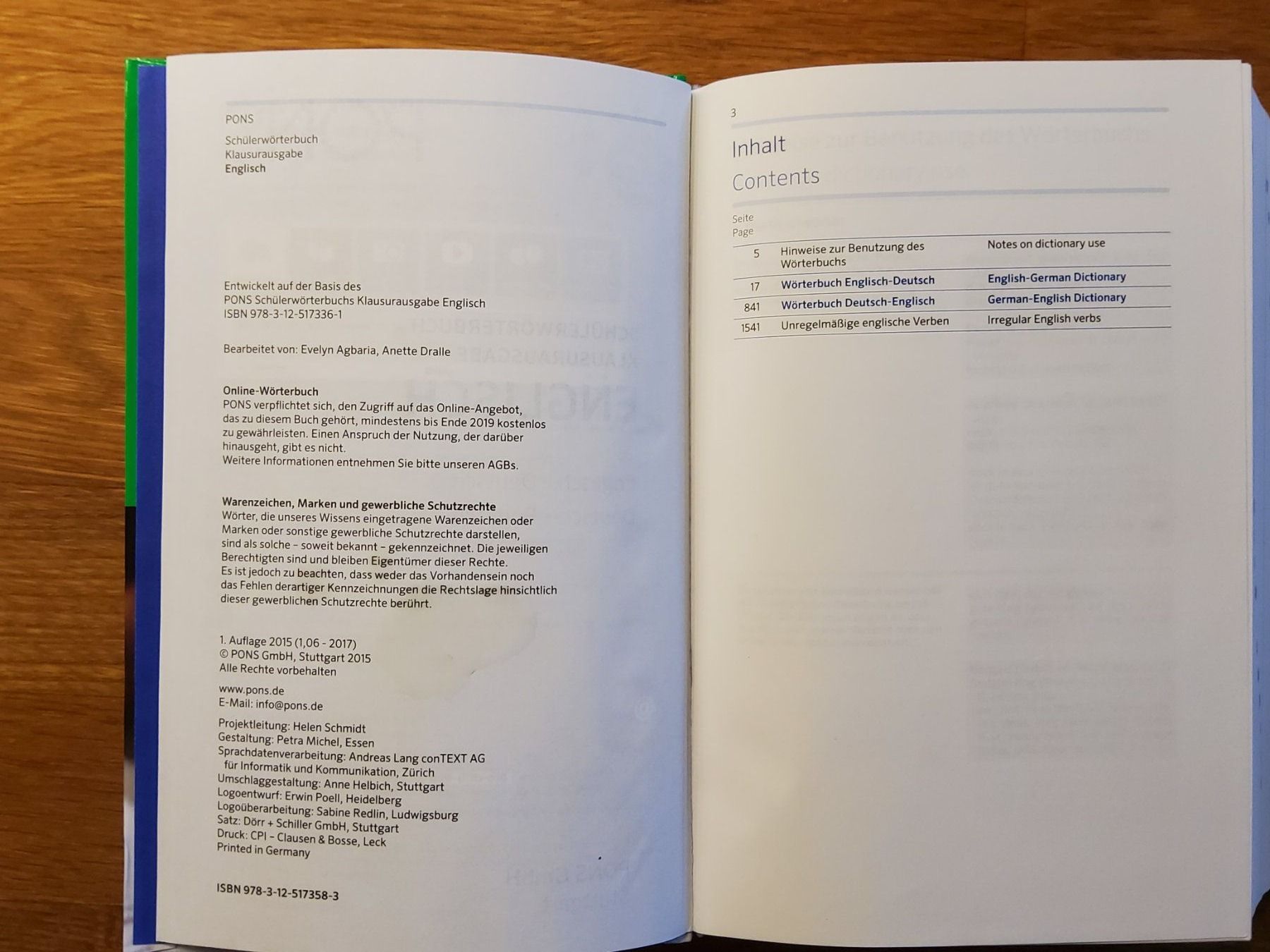 Bücher: Schülerwörterbuch Englisch/Deutsch "Pons" – Gebraucht aus Bauma von Sun1973 3