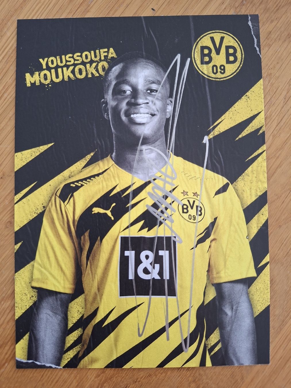 Autogramme: Youssoufa Moukoko Autogrammkarte BVB Dortmund original – Gebraucht aus Thun von wuschu