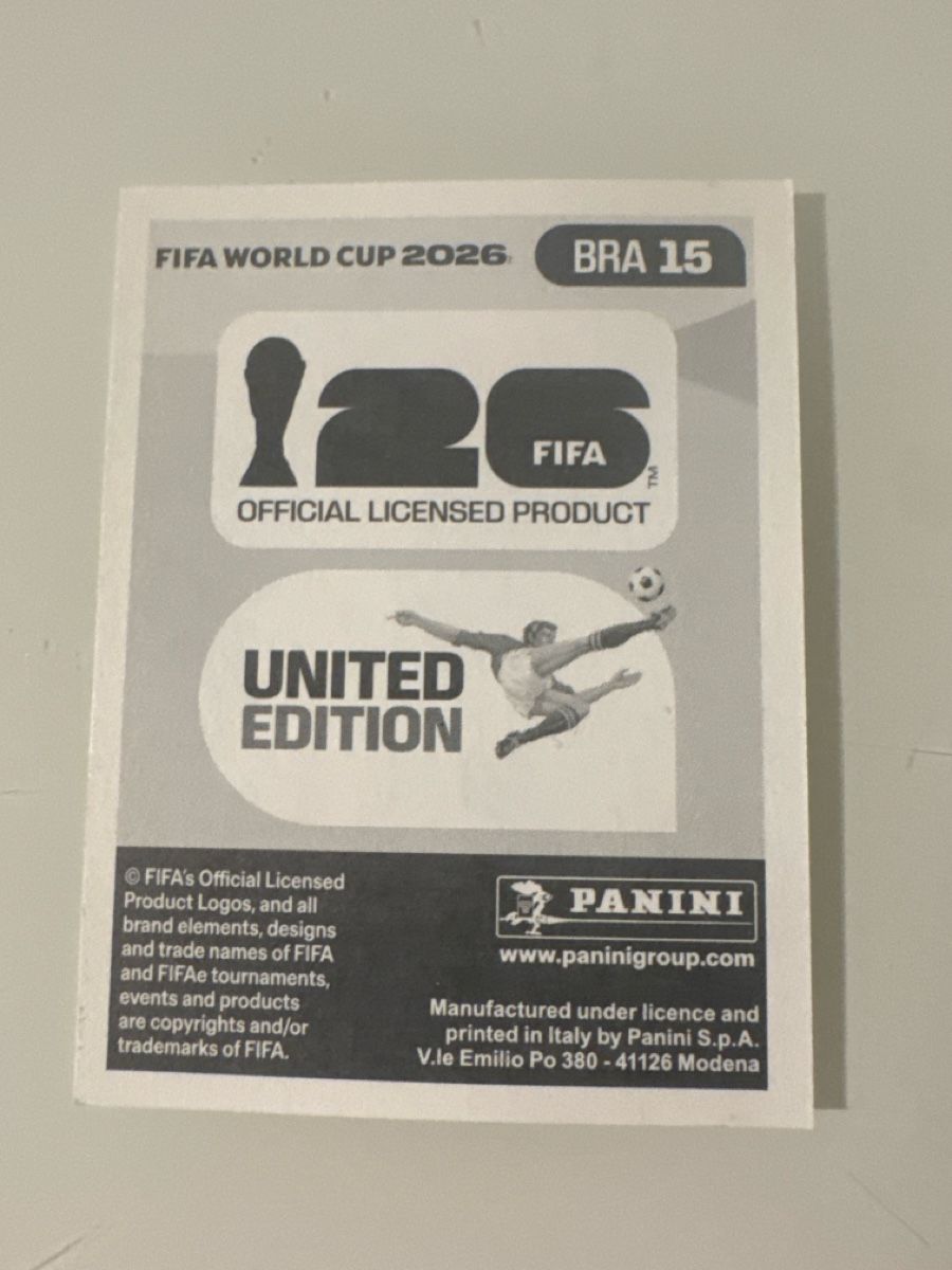 Panini Carte collezionabili: Panini 2026 Rodrygo BRA15 – Nuovo (secondo la descrizione) da Bern venduto da akl_sy9s 1