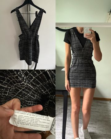Pull & Bear Kleid XS/S – Wie neu + Gratis-T-Shirt