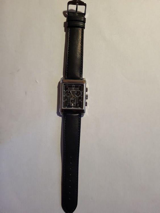 Eterna Uhren: ETERNA 1935 CHRONOGRAPH DATE STAINLESS BLACK – Gebraucht aus Selkingen von Mazurit 1