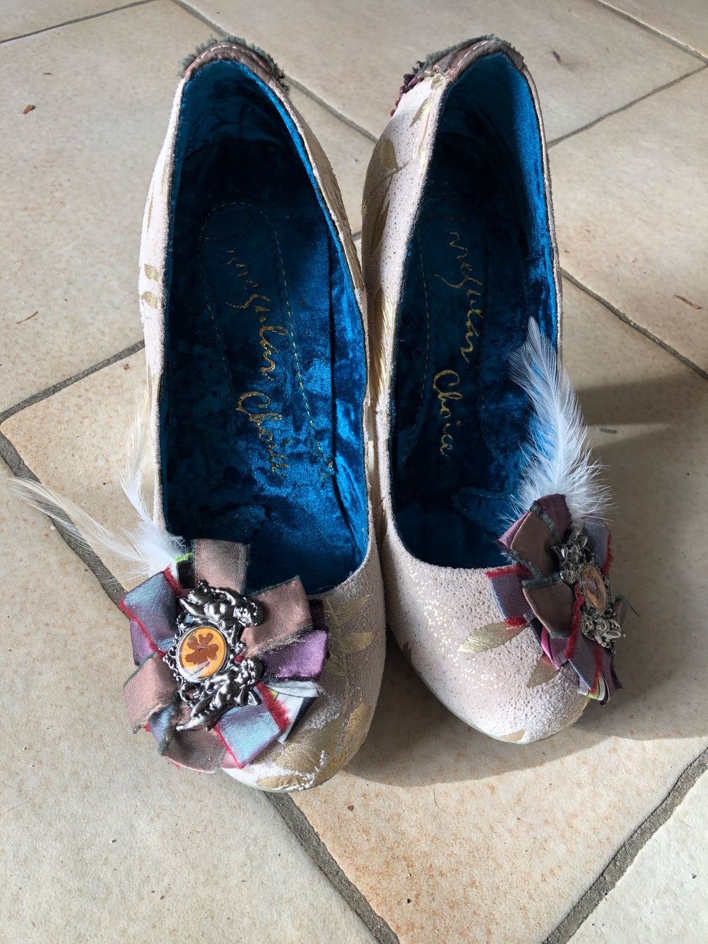 Scarpe da donna: Escarpins Irregular Choice beige et dorés taille 38 – Nuovo (secondo la descrizione) da Coppet venduto da Vanessamode 6