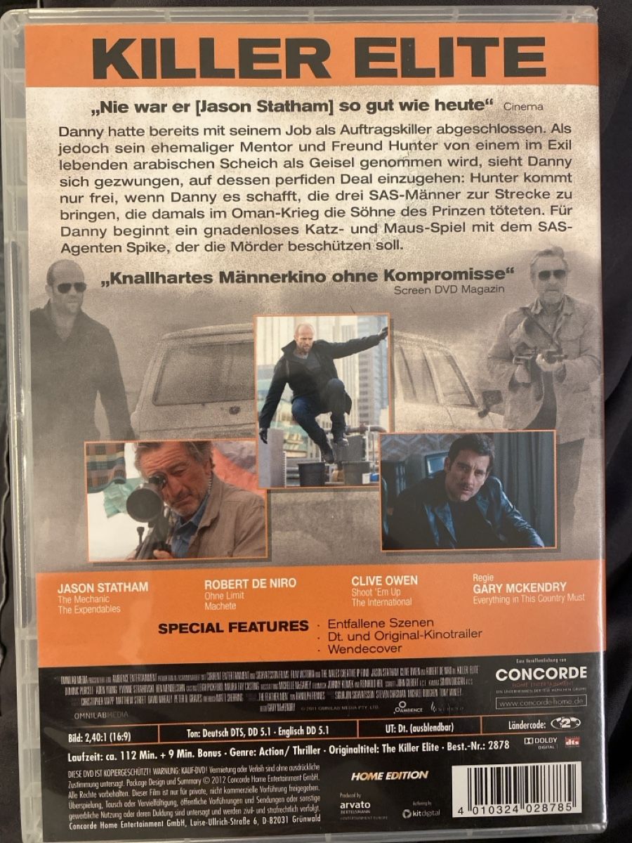 Alle DVDs: Killer Elite – Gebraucht aus Gasel von Ntomate 1