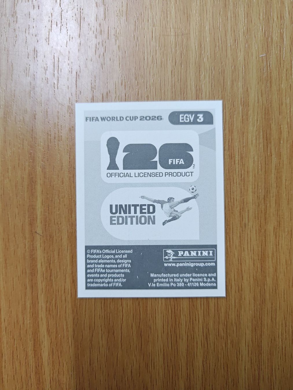 Panini Carte collezionabili: Panini WM 2026 Sticker - EGY 3 – Usato da Hochdorf venduto da all_u_want 1