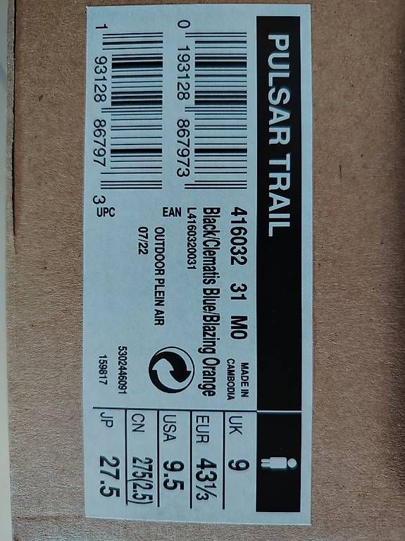 Scarpe da uomo: Salomon Pulsar Trail Gr 43 1/3 – Usato da Balgach venduto da ste_wqc7 4