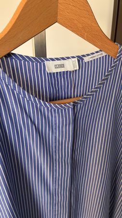 Closed Bluse blau gestreift Baumwolle Grösse L guter Zustand