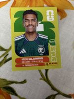Fifa World Cup Sticker KSA 9 Musab Aljuwavr Panini