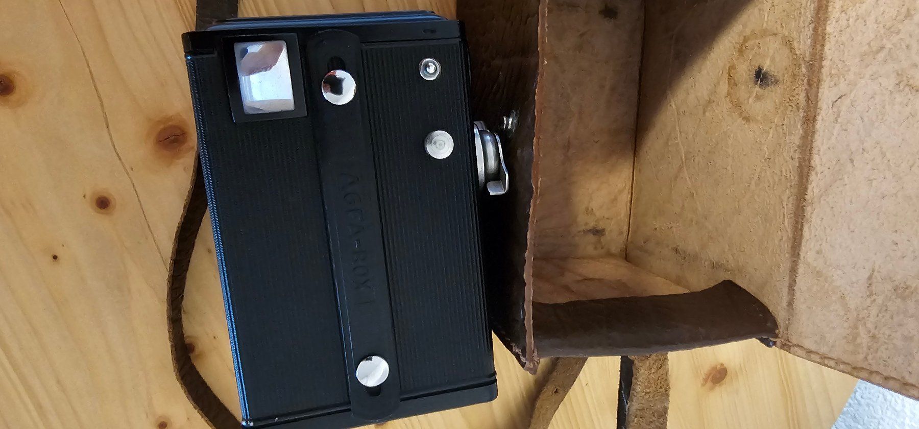 Agfa Fotocamera: Agfa Synchro Box Kamera mit Tasche – Usato da WEITE venduto da Roemer16 2