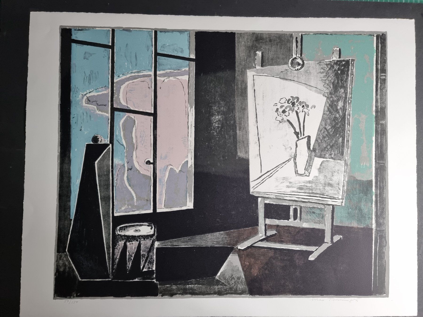 Grafica & Litografie: MAX TRUNINGER LITHOGRAPHIE SIGNIERT NUMMERIERT – Usato da Gersau venduto da kunst-online 1
