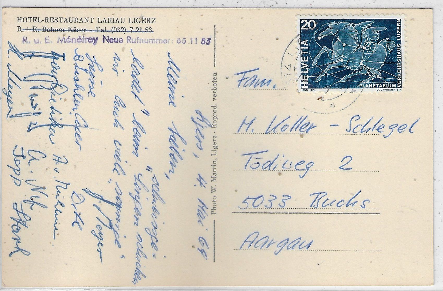 Cartoline postali: Ligerz - Kirche – Usato da Ettingen venduto da Kartenplanet 1