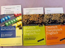 Prüfungsvorbereitung Mathematik und Sprachen mit Lösungen