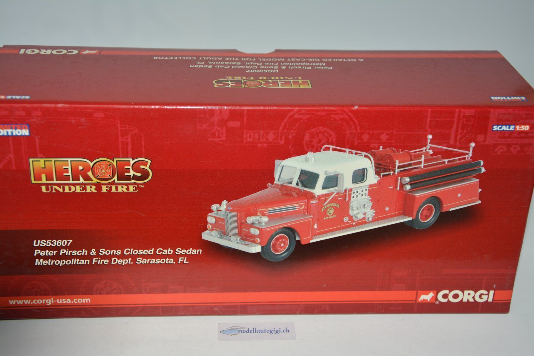 Kit di modellismo & Modellini statici: Peter Pirsch  Sons Closed CAB Sedan 1:50 – Nuovo e nell'imballaggio originale da Goldach venduto da Feivel9 1