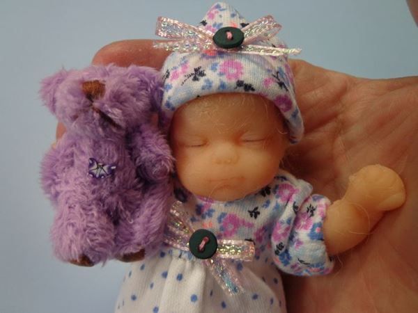 Bambole: Mini bébé en SILICONE ** Sophie ** – Nuovo e nell'imballaggio originale da St-Imier venduto da goodber 7