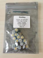 20x Diode SMD LED 1W Warmweiss 3000-3500K 350mA 3.2-3.4V