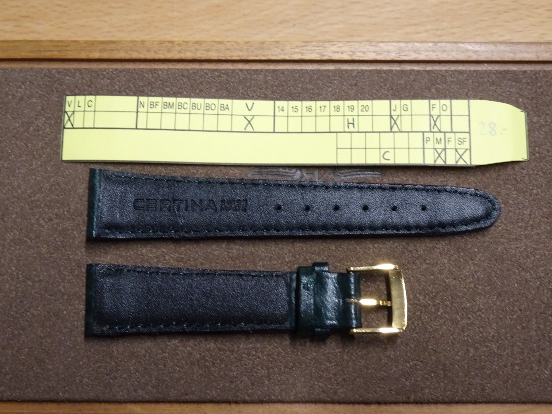 Bracelets: Lederband Certina – Neuf (Voir description) à Winterthur par Sintoras01 1