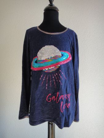 Desigual Langarmshirt mit Galaxie-Motiv, Grösse 152