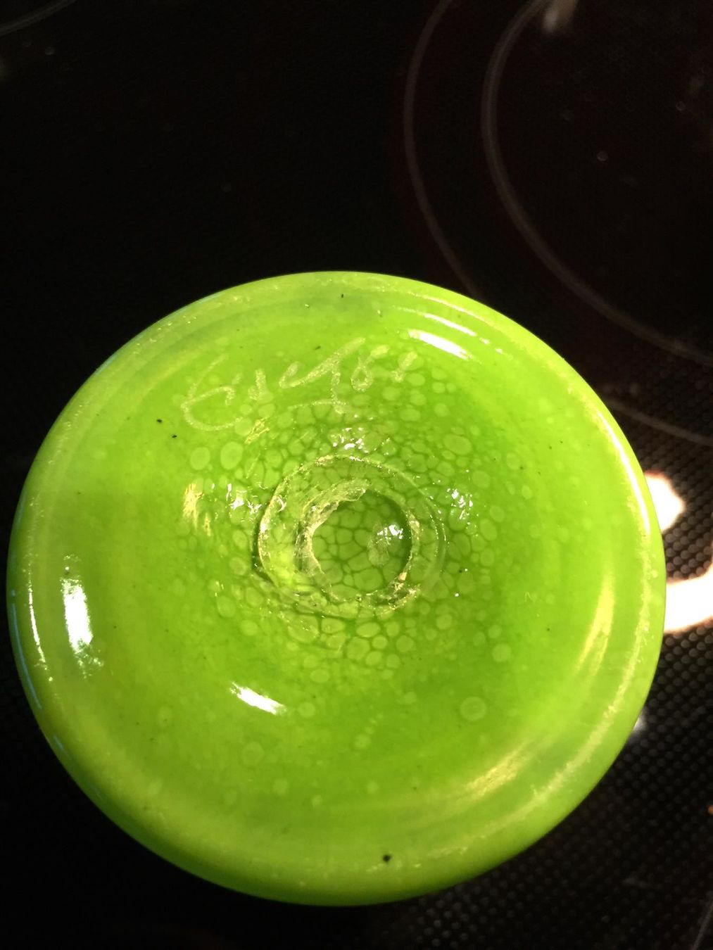 Vasen & Gefässe: GL0004 Kleine Vase, Studioglas Erwin Eisch, Loetz-Stil 1981 – Gebraucht aus Horgen von Louis_xv 8