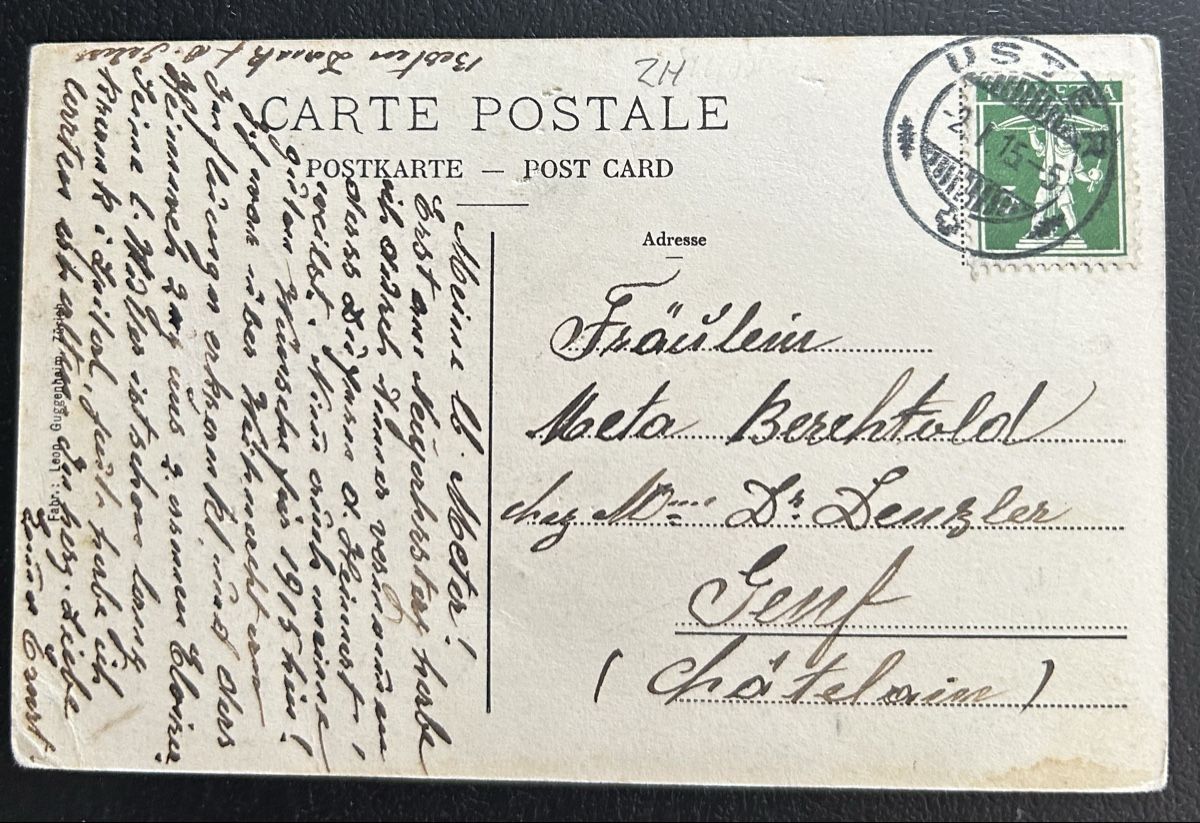Ansichtskarten: AK Uster E.Rügg Tailleur – Gebraucht aus Horw von Tellbub 1